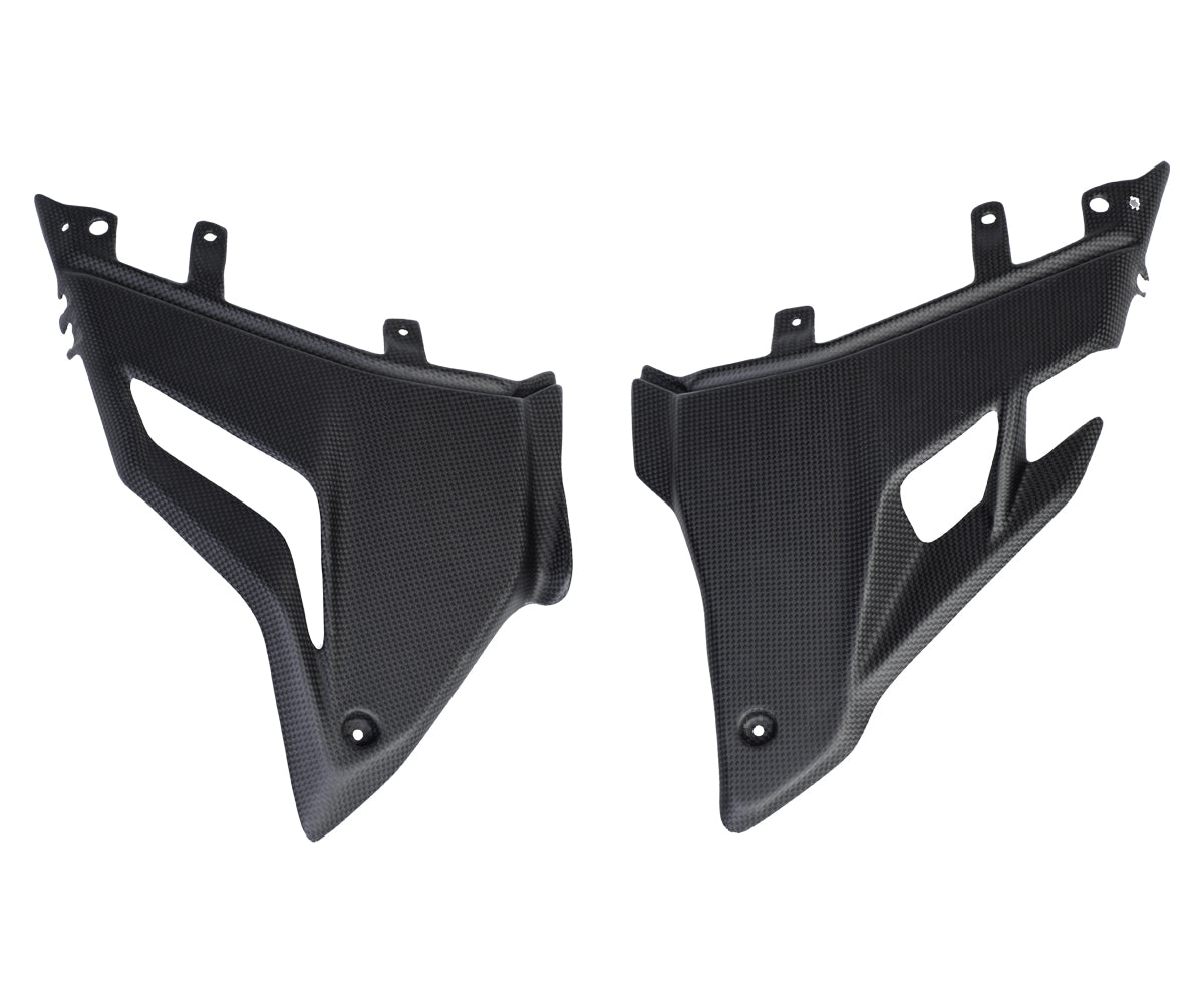Pannelli Sottoscocca in Carbonio Plain Matte per Ducati Streetfighter V4/V4 S 2020 > 2022 - immagine 5