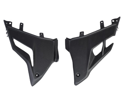 Pannelli Sottoscocca in Carbonio Plain Matte per Ducati Streetfighter V4/V4 S 2020 > 2022 - immagine 5