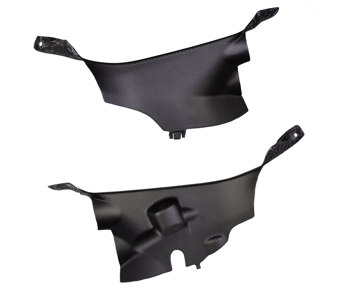 Fiancate laterali Anteriori in Carbonio Plain Matte per Ducati Panigale V4 2018 > 2021 - immagine 4