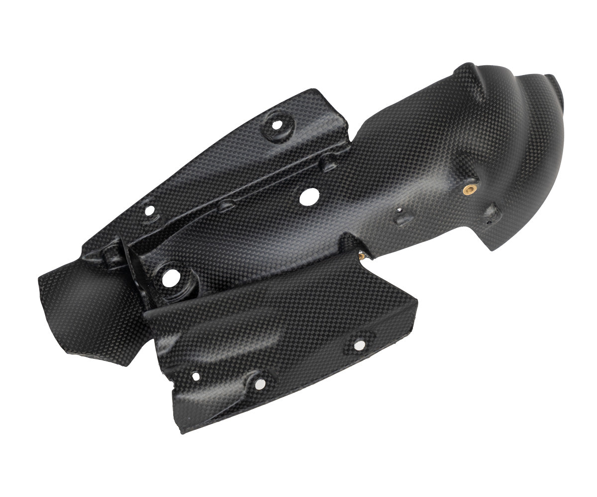 Protezione Scarico in Carbonio Plain Matte per Ducati Panigale V4 2018 > 2021 - immagine 4