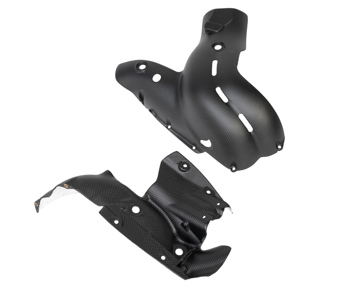 Protezione Scarico in Carbonio Plain Matte per Ducati Panigale V4 2018 > 2021 - immagine 2