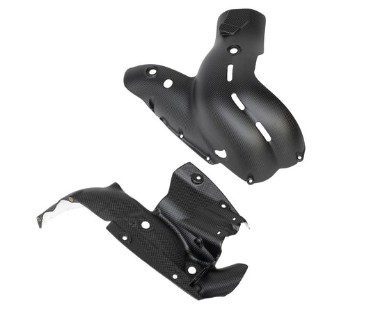 Protezione Scarico in Carbonio Plain Matte per Ducati Panigale V4 2018 > 2021 - immagine 2
