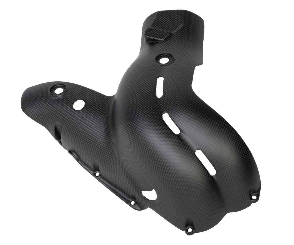 Protezione Scarico in Carbonio Plain Matte per Ducati Panigale V4 2018 > 2021 - immagine 3