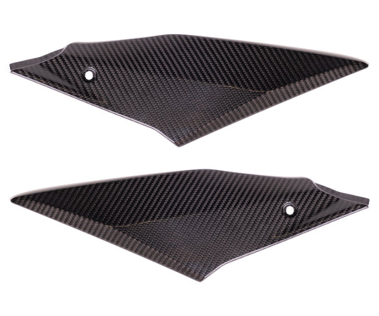 Fiancate laterali in Carbonio Twill Glossy per Yamaha YZF-R1 2015 > 2019 - immagine 3