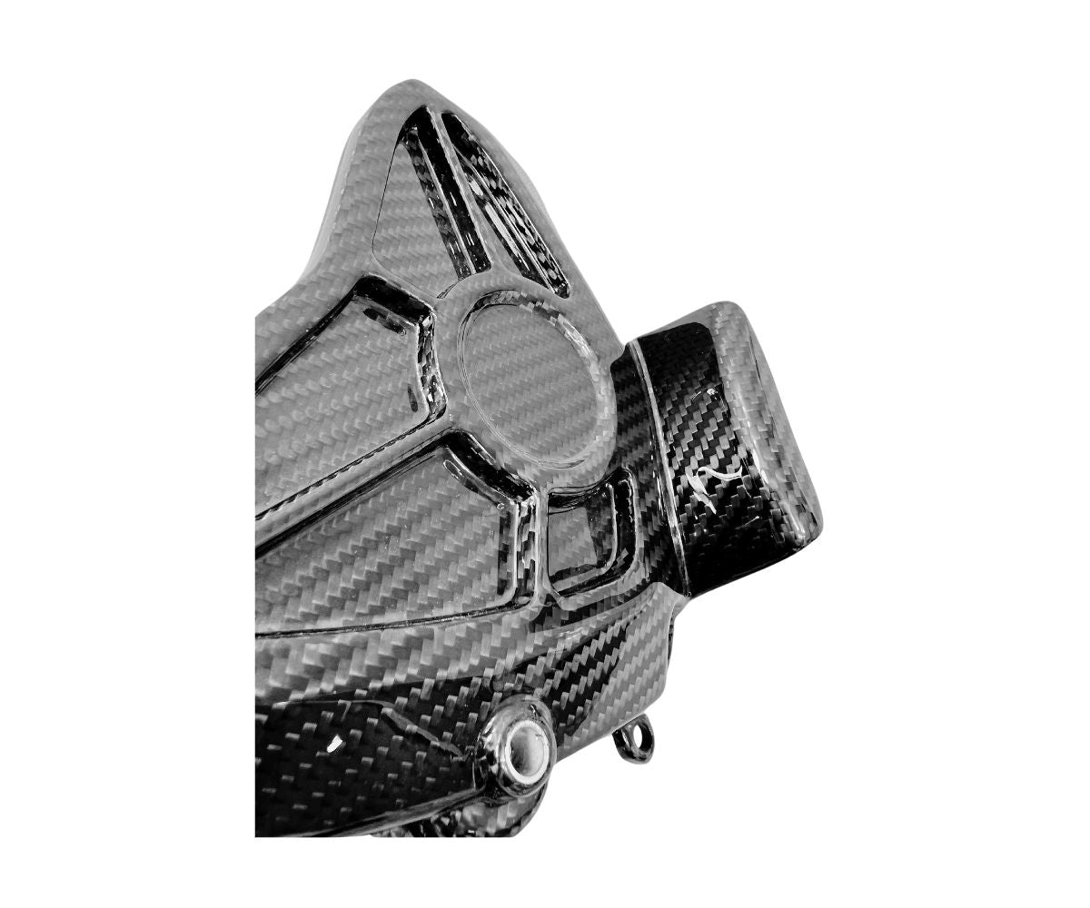 Copripignone in Carbonio Twill Glossy per Yamaha YZF-R1 2015 > 2019 - immagine 2