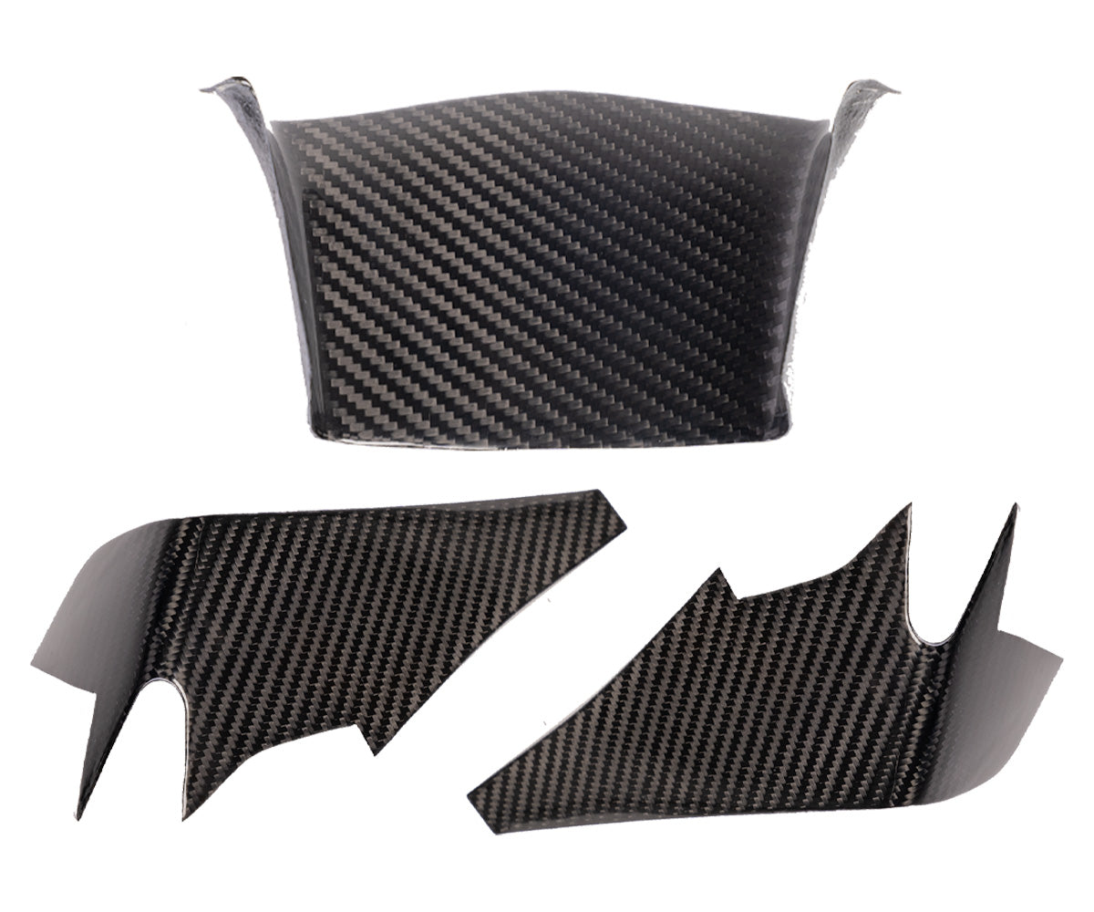 Cover Presa d'aria frontale in Carbonio Twill Glossy per Yamaha YZF-R1 2015 > 2019 - immagine 4