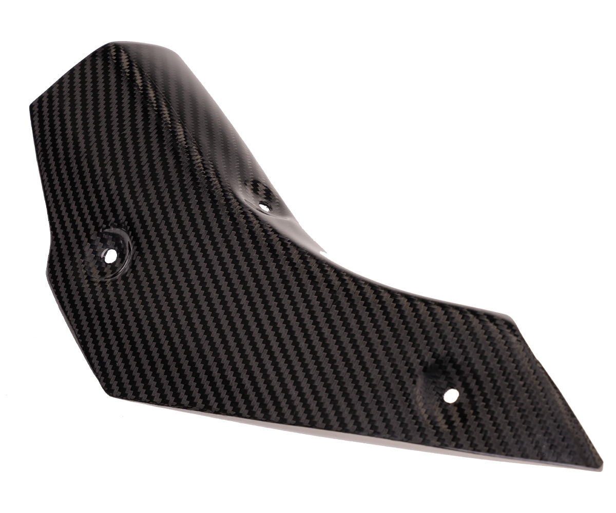 Protezione Scarico in Carbonio Twill Glossy per Yamaha YZF-R1 2015 > 2019 - immagine 5
