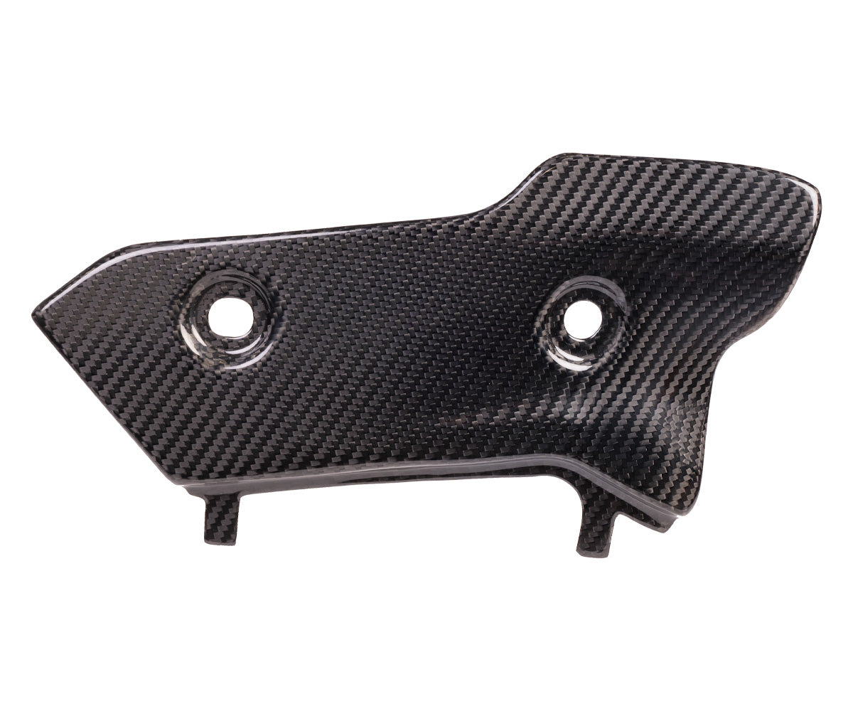Protezione Scarico in Carbonio Twill Glossy per Yamaha YZF-R1 2015 > 2019 - immagine 4