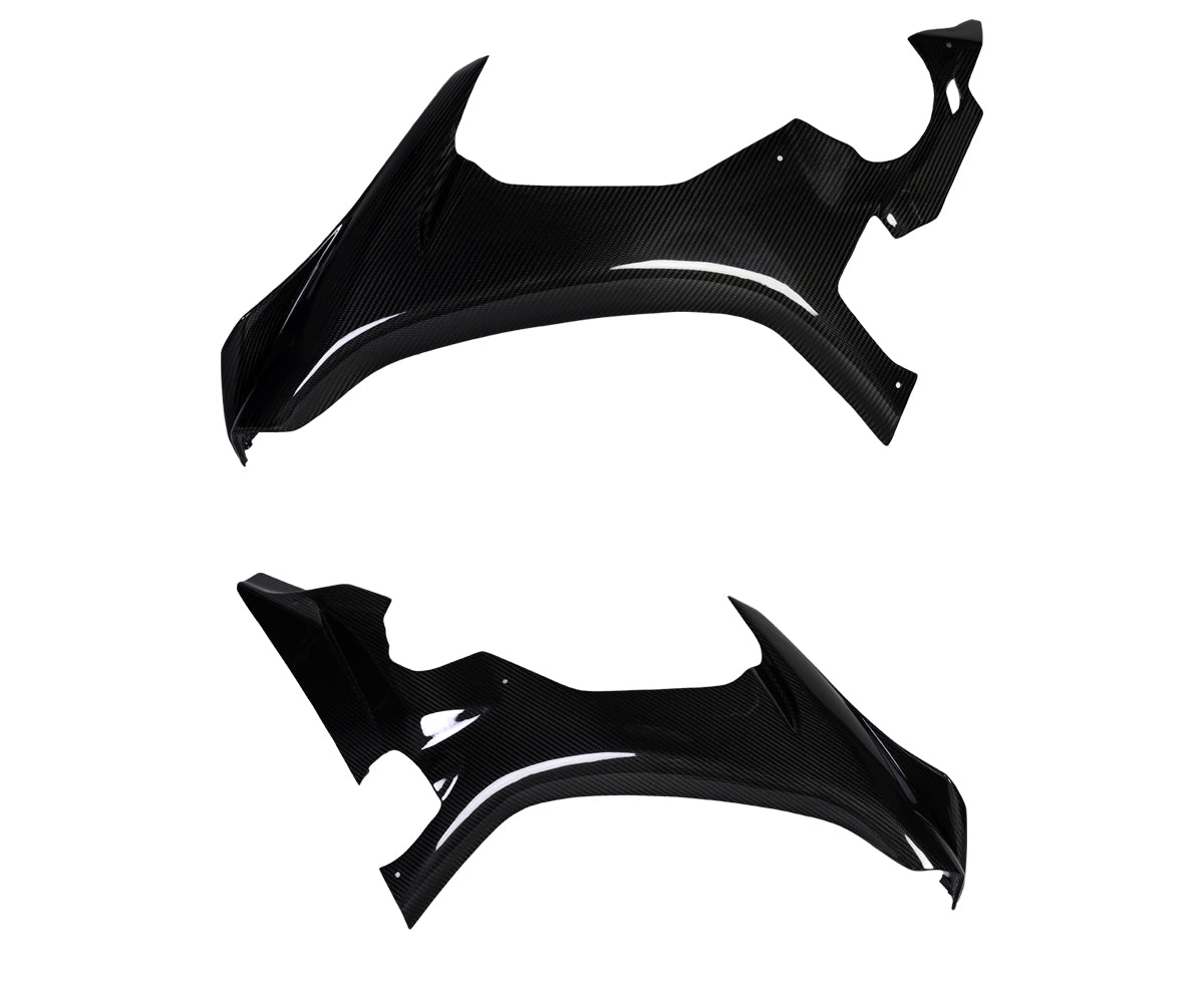Protezioni Carena Laterale in Carbonio Twill Glossy per Yamaha YZF-R1 2015 > 2019 - immagine 2