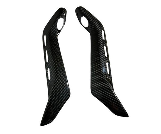 Coppia fianchetti sottosella in Carbonio Twill Lucido per DUCATI PANIGALE V4 2018 > 2021. - immagine 2