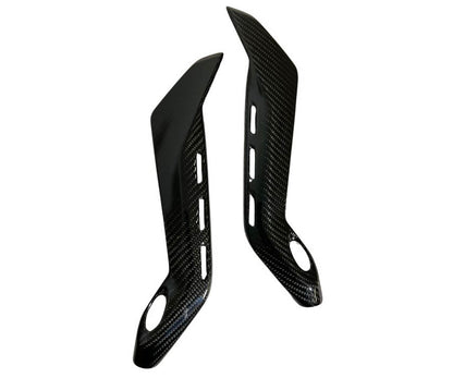 Coppia fianchetti sottosella in Carbonio Twill Lucido per DUCATI PANIGALE V4 2018 > 2021. - immagine 4