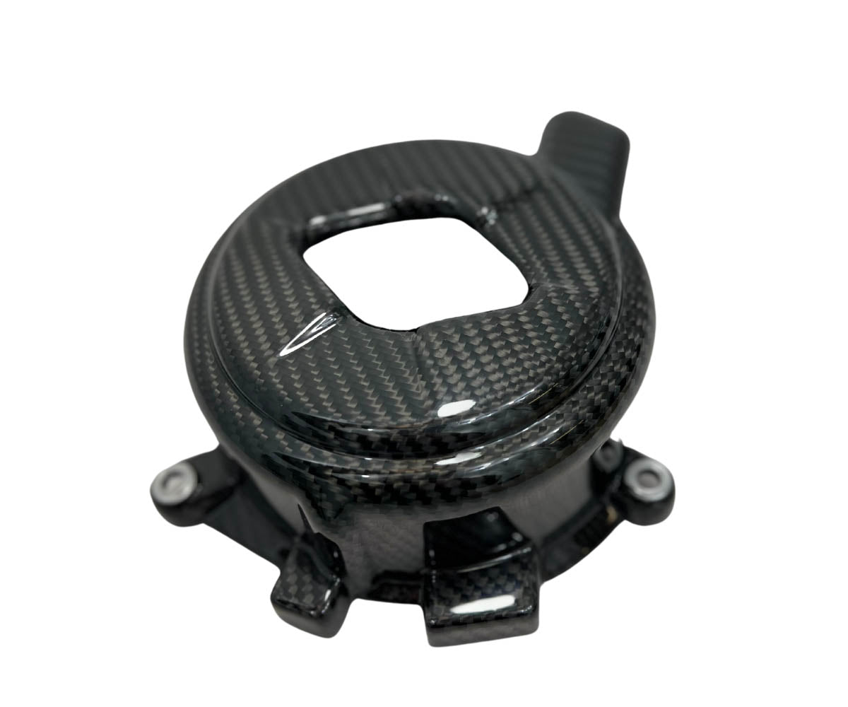 Protezione Motore in Carbonio Twill Lucido per DUCATI PANIGALE V4 2018 > 2021. - immagine 3