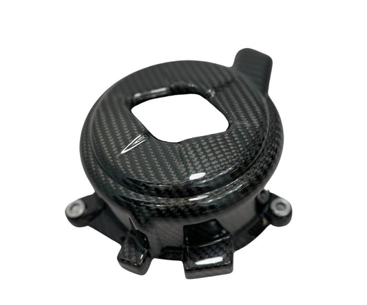 Protezione Motore in Carbonio Twill Lucido per DUCATI PANIGALE V4 2018 > 2021. - immagine 3