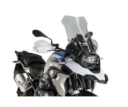 JD9-01-F-Cupolino Parabrezza Plexiglass JD9 Touring Fumè Chiaro per BMW R 1200 GS / ADVENTURE / EXCLUSIVE / RALLYE 2017 - 2018