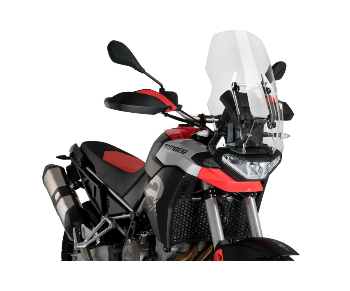 JD9-04-T-Cupolino Parabrezza Plexiglass JD9 Trasparente APRILIA TUAREG 660 2022 - 2025