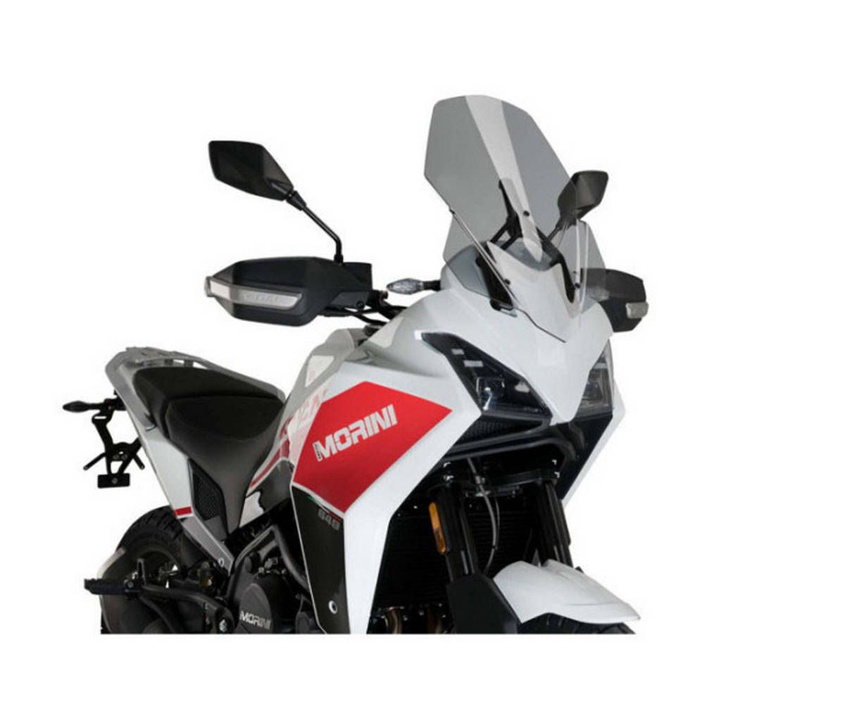 JD9-06-F-Cupolino Parabrezza Plexiglass JD9 FUME' CHIARO per MOTO MORINI X-CAPE 2021 - 2025 Trasparente