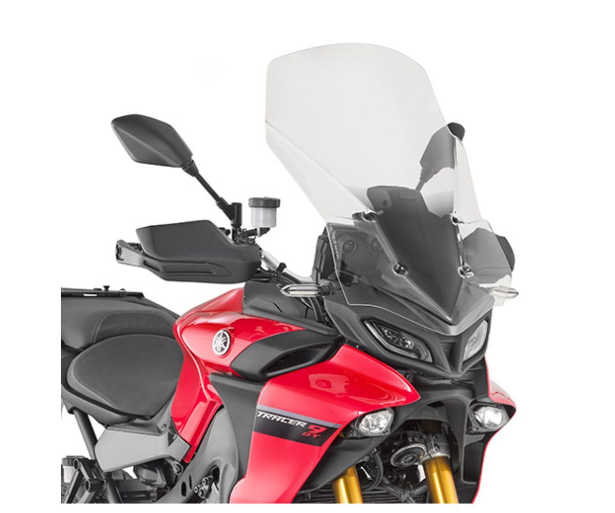 JD9-10-T-Cupolino Parabrezza Plexiglass JD9 Touring TRASPARENTE per YAMAHA TRACER 9 GT 2020 - 2024