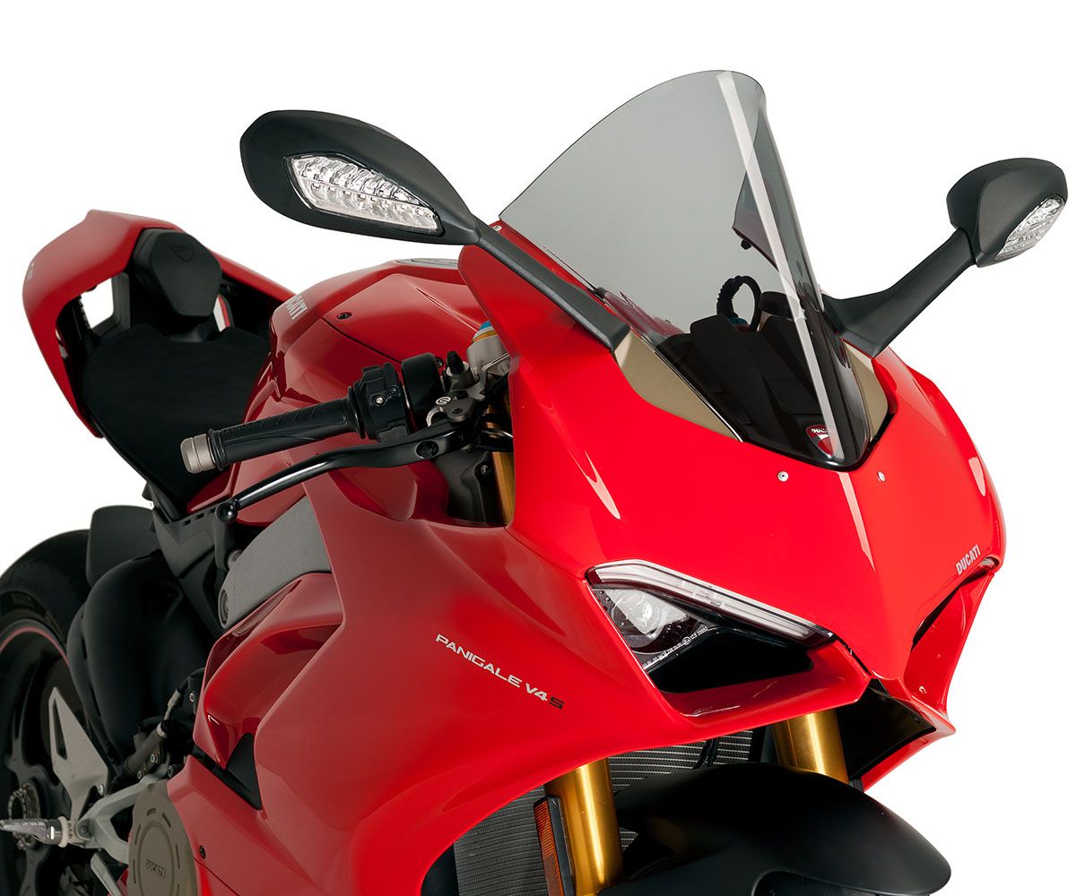 JD9-12-F-Cupolino JD9 Fume Chiaro Racer Line JD9-12-F per DUCATI PANIGALE V4 2024