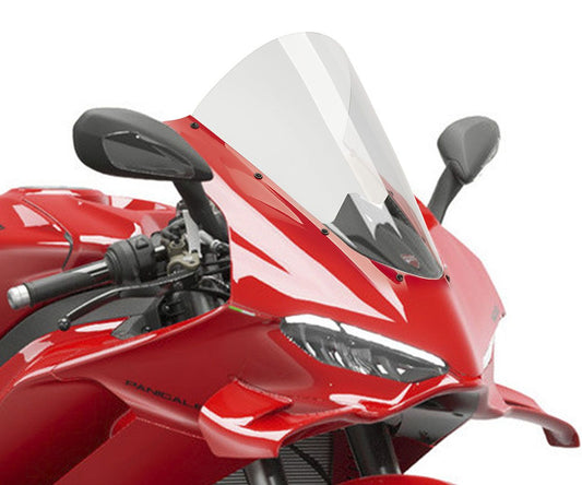JD9-13-T-Cupolino Parabrezza Plexiglass JD9 Racer TRASPARENTE per DUCATI PANIGALE V4 2025