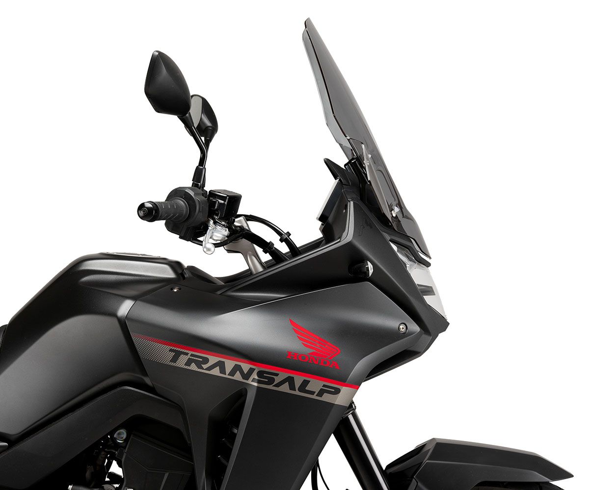 JD9-16-F-Cupolino Parabrezza Touring Plexiglass JD9 TOURING Fumè Chiaro per Honda XL 750 TRANSALP 2023 - 2024