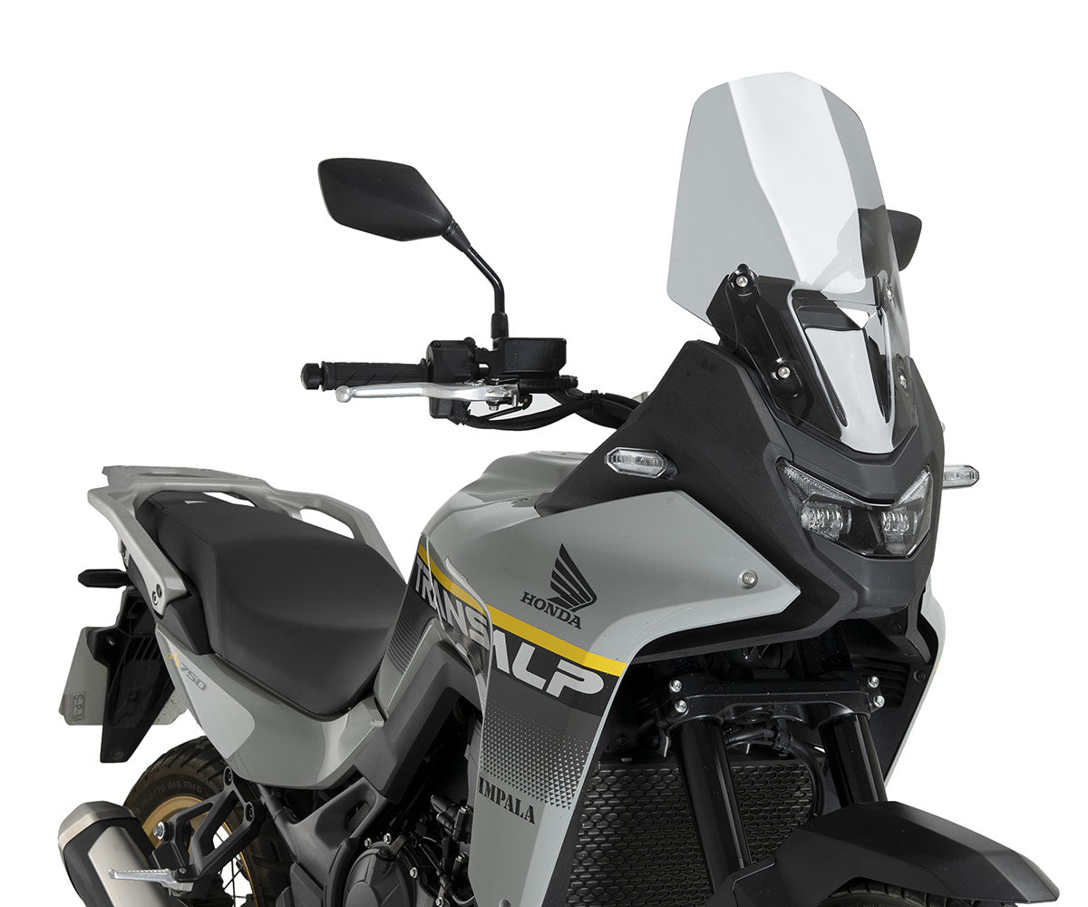 JD9-17-F-Cupolino Parabrezza Touring Plexiglass JD9 TOURING Fumè Chiaro per Honda XL 750 TRANSALP 2025