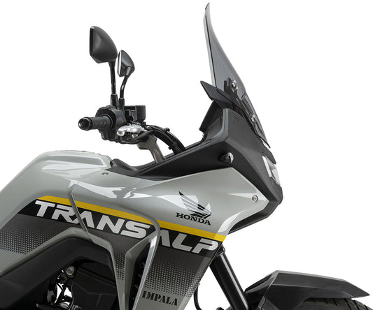 JD9-17-F-Cupolino Parabrezza Touring Plexiglass JD9 TOURING Fumè Chiaro per Honda XL 750 TRANSALP 2025