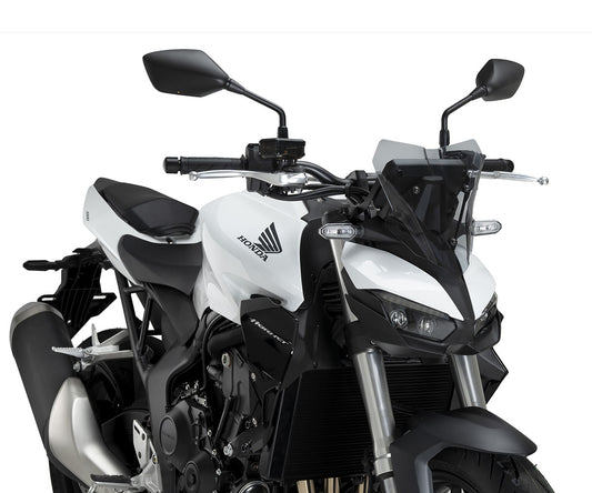 JD9-18-F-Cupolino Parabrezza Sport Plexiglass JD9 TOURING Fumè Chiaro per Honda CB 1000 HORNET 2025