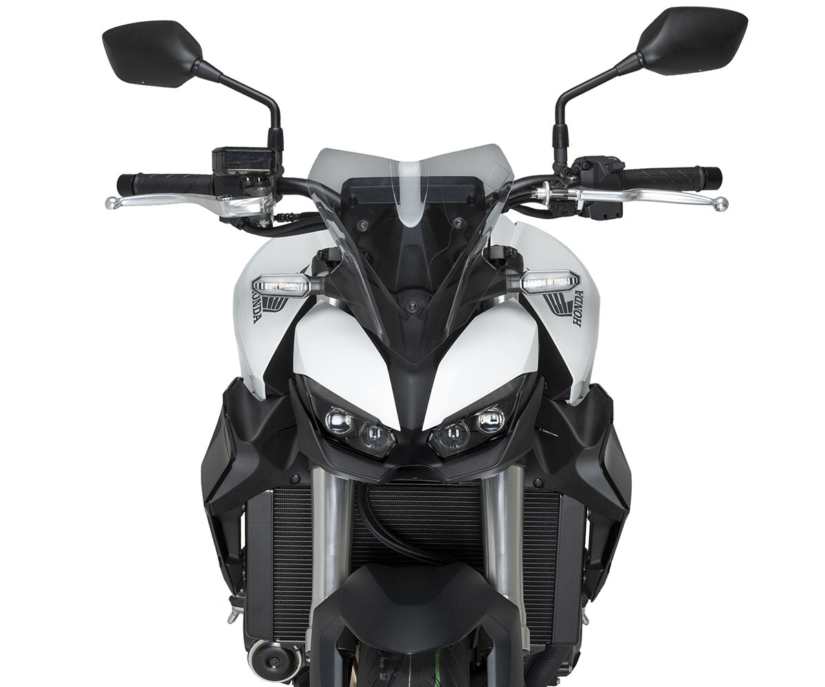 JD9-18-F-Cupolino Parabrezza Sport Plexiglass JD9 TOURING Fumè Chiaro per Honda CB 1000 HORNET 2025