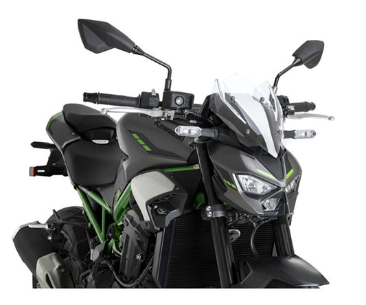 JD9-19-T-Cupolino Parabrezza Sport Plexiglass JD9 SPORT Trasparente per Kawasaki Z 900 2025