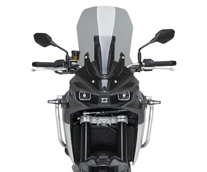 JD9-22-F-Cupolino Parabrezza Touring Plexiglass JD9 TOURING Fumè Chiaro per KOVE 800 X Pro 2024 - 2025