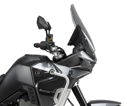 JD9-22-F-Cupolino Parabrezza Touring Plexiglass JD9 TOURING Fumè Chiaro per KOVE 800 X Pro 2024 - 2025