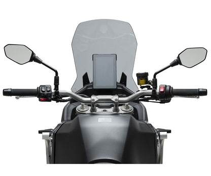 JD9-22-F-Cupolino Parabrezza Touring Plexiglass JD9 TOURING Fumè Chiaro per KOVE 800 X Pro 2024 - 2025