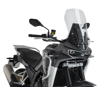 JD9-22-T-Cupolino Parabrezza Touring Plexiglass JD9 TOURING Trasparente per KOVE 800 X Pro 2024 - 2025