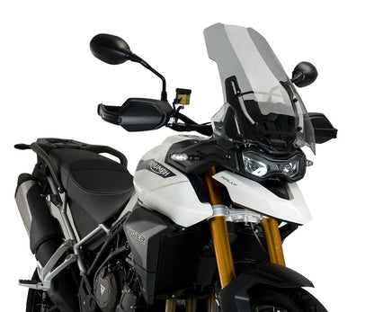 JD9-26-F-Cupolino Parabrezza Touring Plexiglass JD9 Fumè Chiaro per TRIUMPH TIGER 900 RALLY / RALLY PRO 2020 - 2025