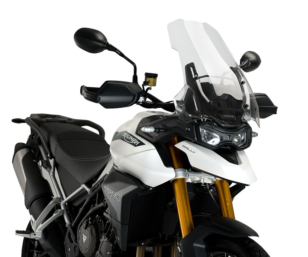 JD9-26-T-Cupolino Parabrezza Touring Plexiglass JD9 Trasparente per TRIUMPH TIGER 900 / GT / GTLOW 2020 - 2025