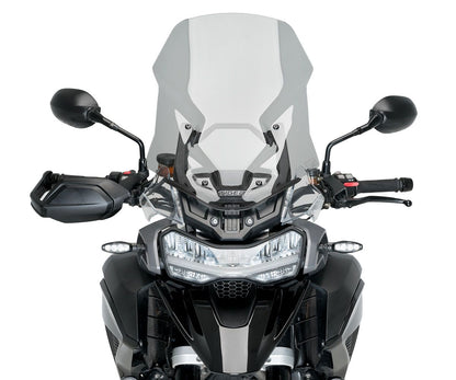 JD9-27-F-Cupolino Parabrezza Touring Plexiglass JD9 Fumè Chiaro per TRIUMPH TIGER 1200 GT / RALLY 2022 - 2025