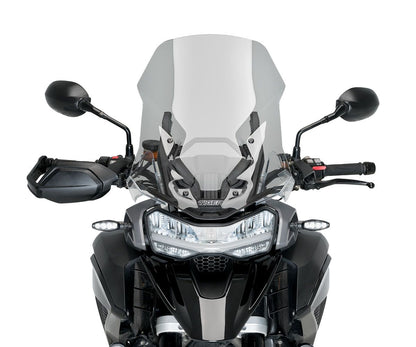 JD9-27-F-Cupolino Parabrezza Touring Plexiglass JD9 Fumè Chiaro per TRIUMPH TIGER 1200 GT / RALLY 2022 - 2025