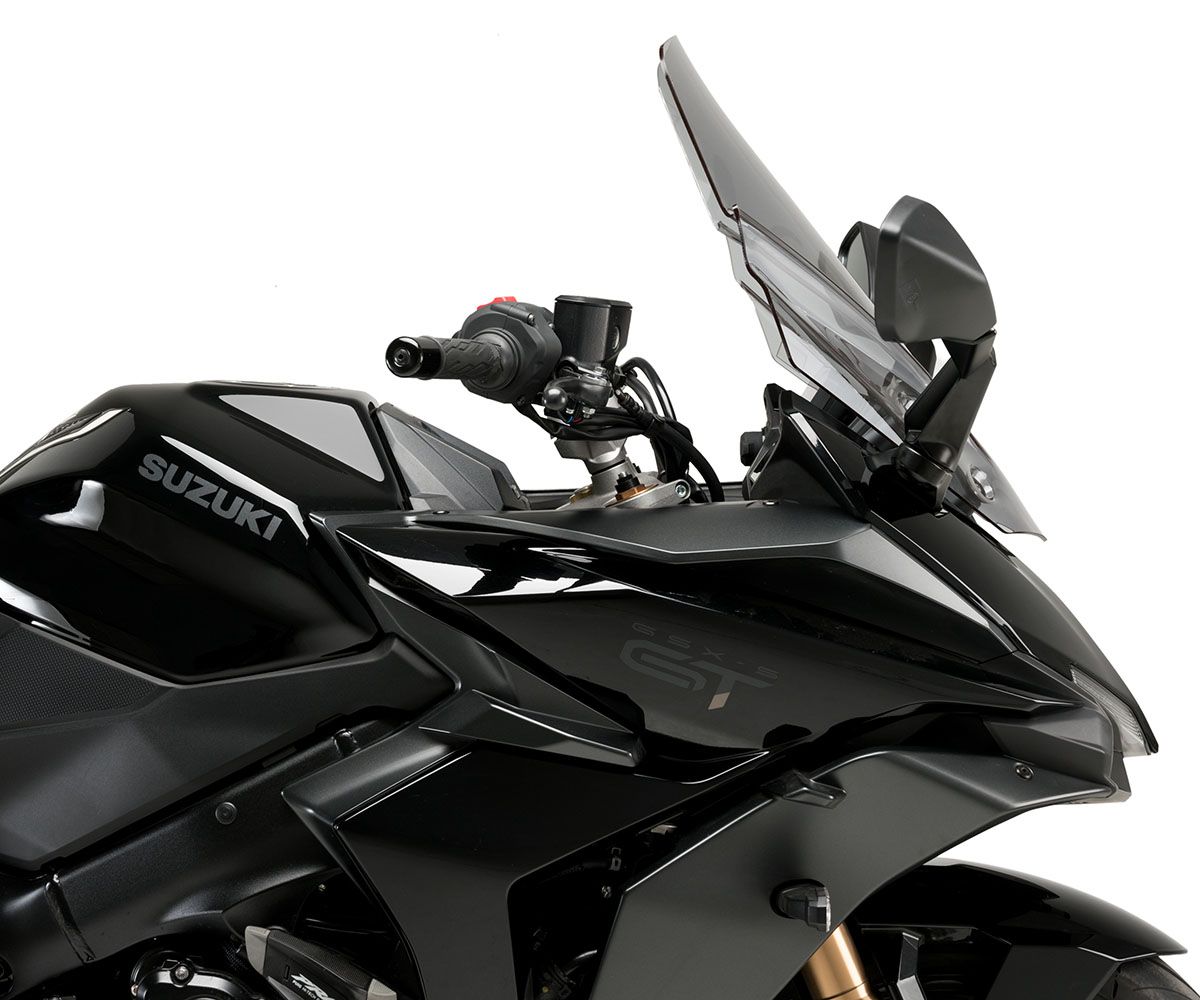 JD9-28-F-Cupolino Parabrezza Touring Plexiglass JD9 Fumè Chiaro per SUZUKI GSX-S 1000 GT 2022 - 2025