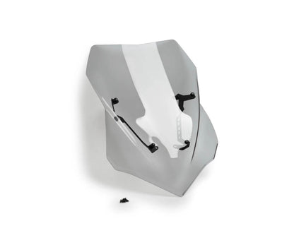 JD9-41-F-Cupolino Parabrezza Plexiglass JD9 TOURING Fume Chiaro DUCATI MULTISTRADA V4 2021 - 2025