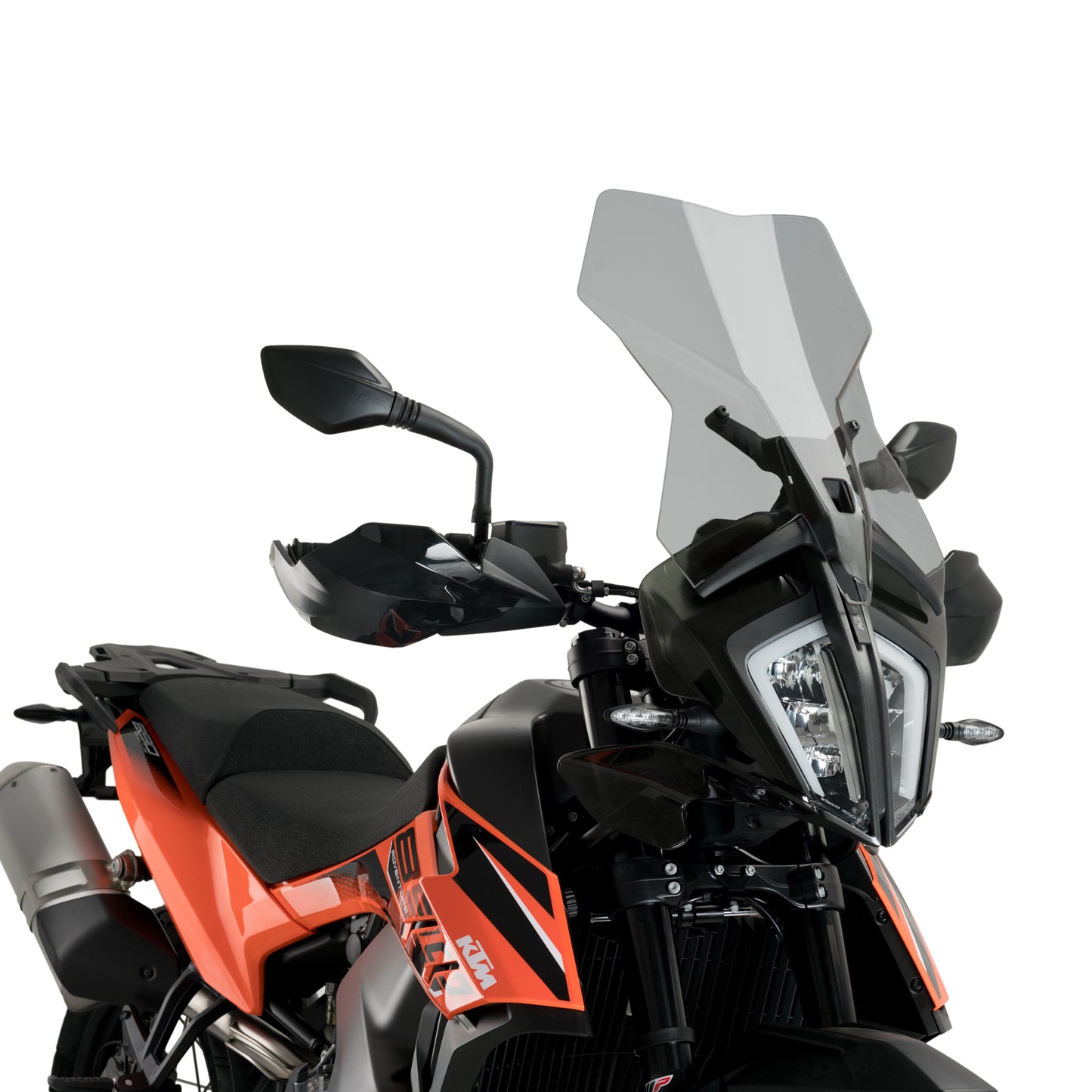 Cupolino Parabrezza Plexiglass JD9 Touring Fume Chiaro per KTM 890 R RALLY ADVENTURE 2021 - 2025