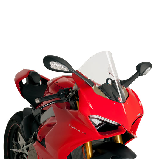 Transparente Windschutzscheibe JD9 Racer aus Plexiglas für DUCATI PANIGALE V4 2020 -2024