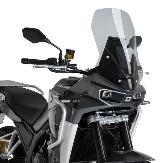 Plexiglas Touring Windschutzscheibe JD9 TOURING Light Smoke für KOVE 800 X Pro 2024 - 2025