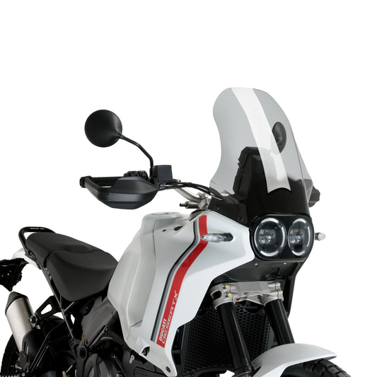 Plexiglas Touring Windschutzscheibe JD9 TOURING Light Smoke für DUCATI DESERT X 2022 - 2025