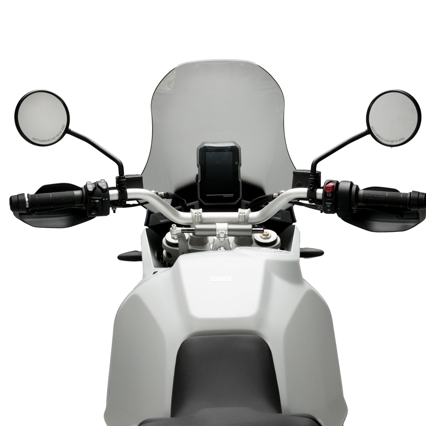 Plexiglas Touring Windschutzscheibe JD9 TOURING Light Smoke für DUCATI DESERT X 2022 - 2025