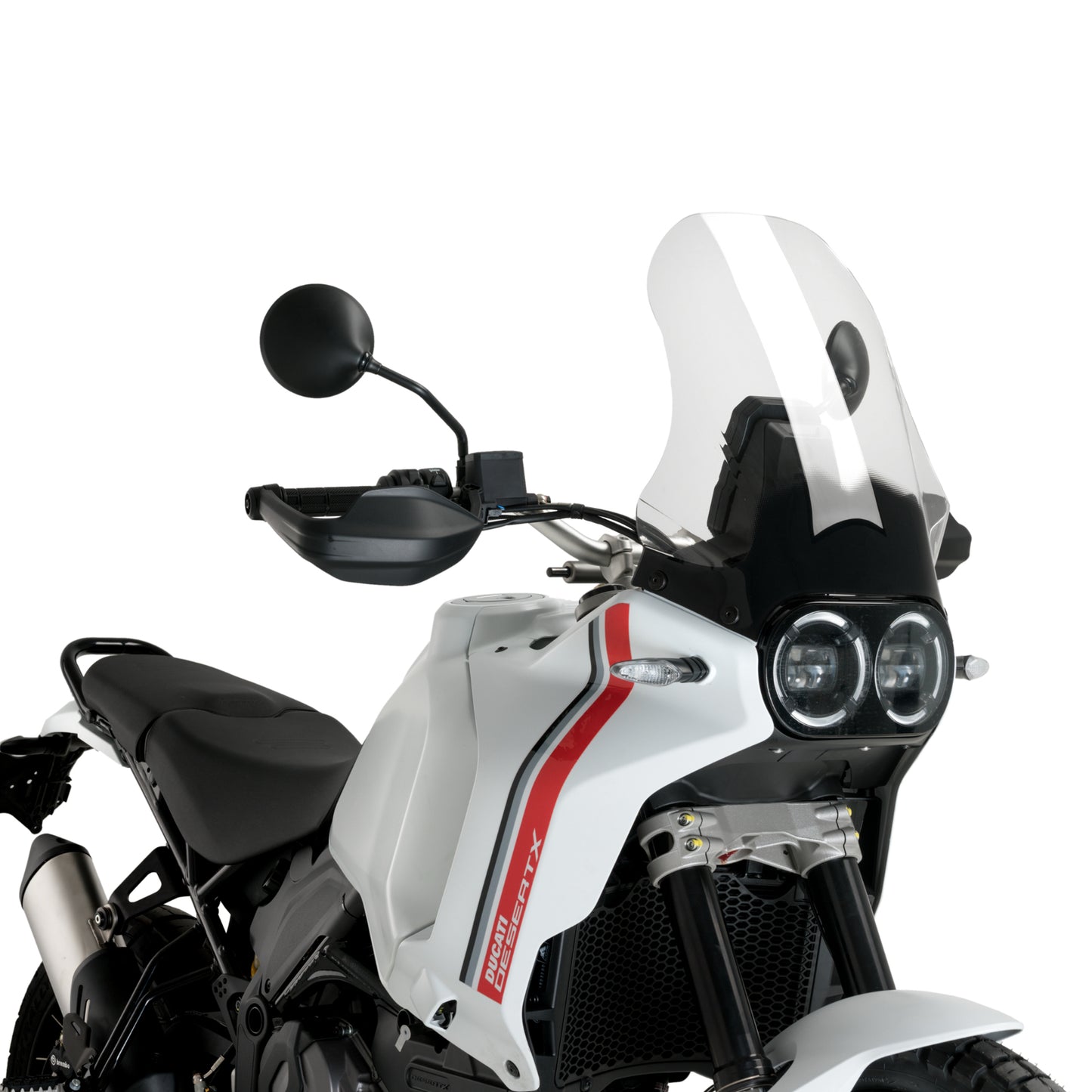 Carenabris Touring Plexiglás JD9 TOURING Transparente para DUCATI DESERT X 2022 - 2025