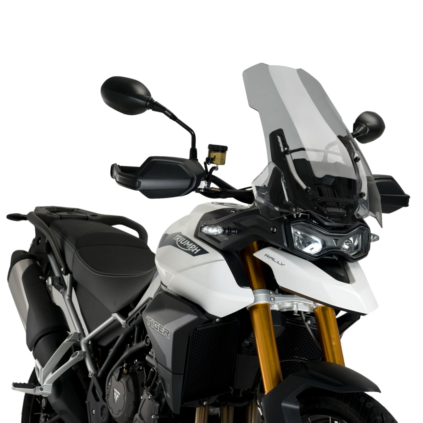 Cupolino Parabrezza Touring Plexiglass JD9 Fumè Chiaro per TRIUMPH TIGER 900 RALLY / RALLY PRO 2020 - 2025