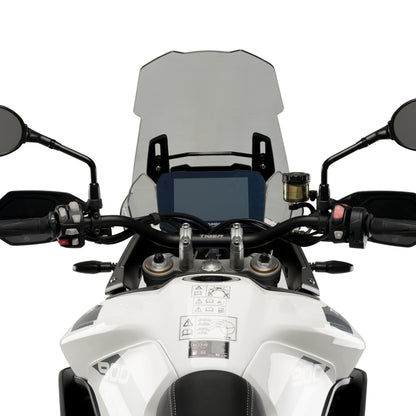 Cupolino Parabrezza Touring Plexiglass JD9 Fumè Chiaro per TRIUMPH TIGER 900 RALLY / RALLY PRO 2020 - 2025