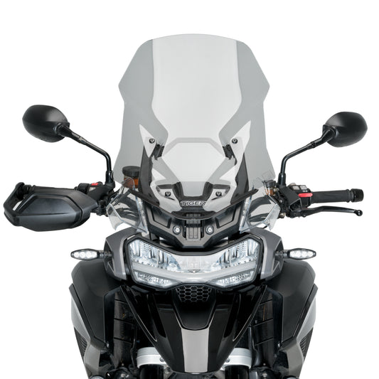 Touring-Windschutzscheibe Plexiglas JD9 Light Smoke für TRIUMPH TIGER 1200 GT/RALLY 2022 - 2025