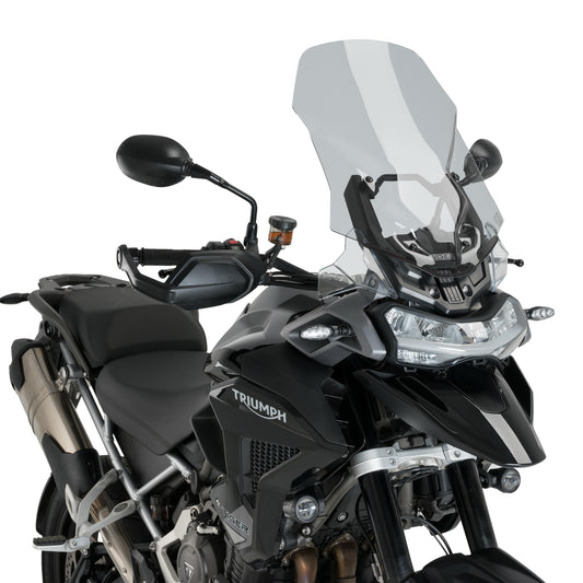 Touring-Windschutzscheibe Plexiglas JD9 Light Smoke für TRIUMPH TIGER 1200 GT/RALLY 2022 - 2025