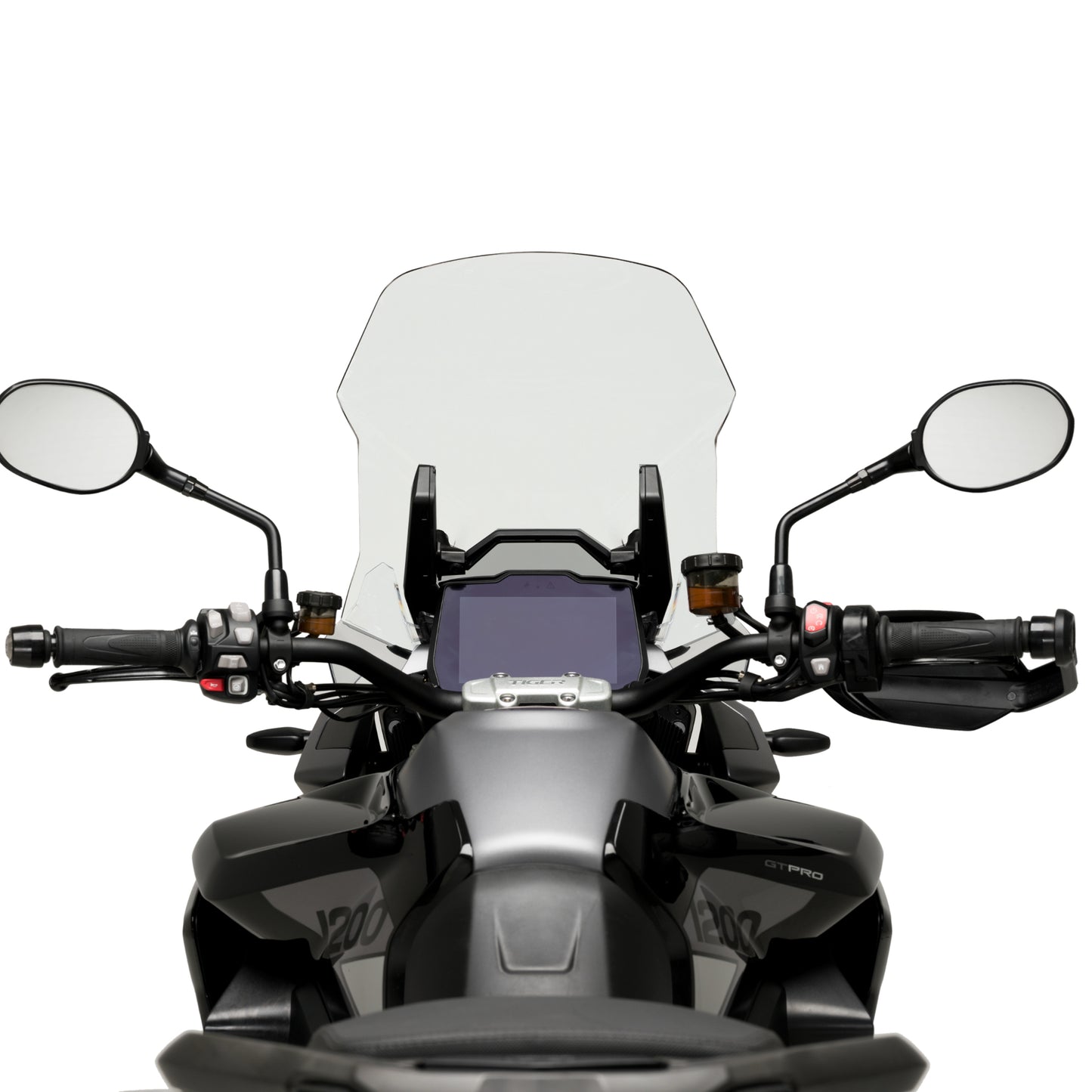 Cupolino Parabrezza Touring Plexiglass JD9 Trasparente per TRIUMPH TIGER 1200 GT / RALLY 2022 - 2025